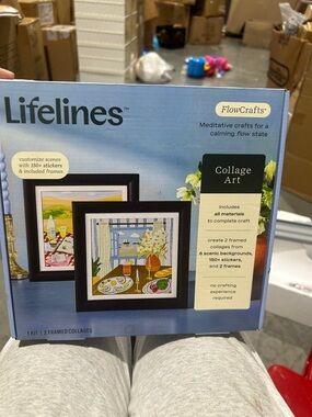 FlowCrafts Collage Art Kit - Blue Packaging